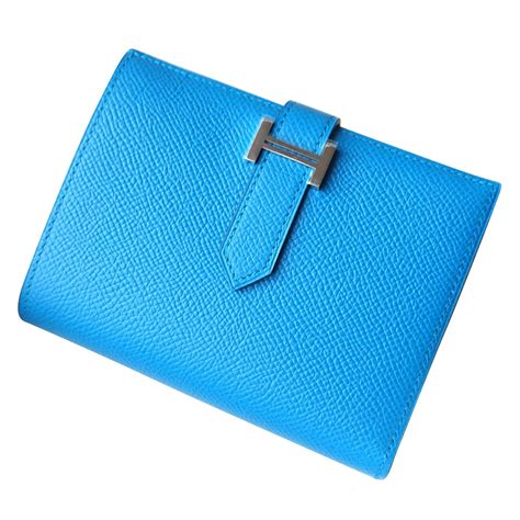 blue hermes wallet mens|authentic Hermes wallets.